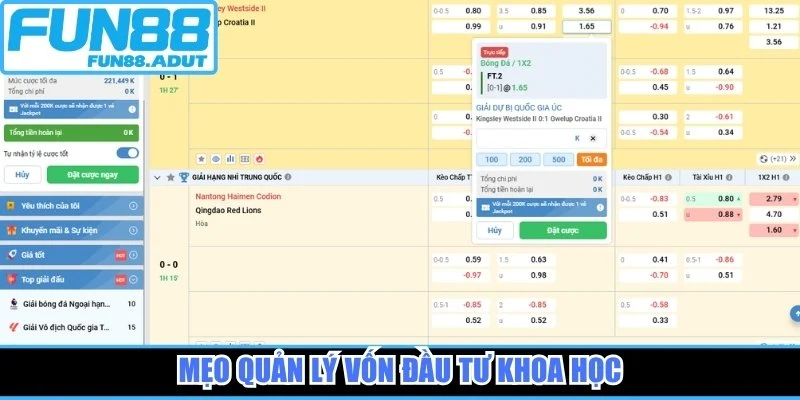 Mẹo quản lý vốn đầu tư khoa học