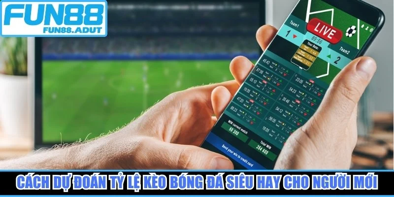 Cách dự đoán tỷ lệ kèo bóng đá siêu hay cho người mới